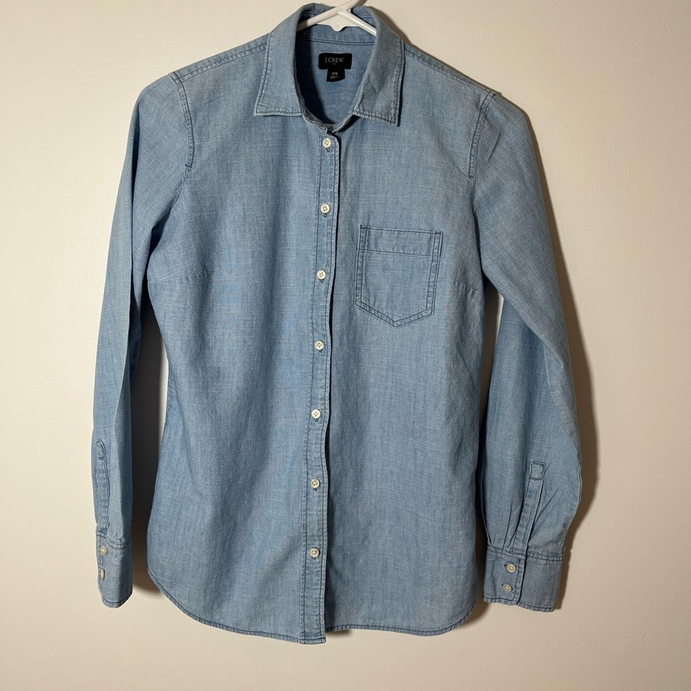 J.Crew Women Button Down Shirt Size XS